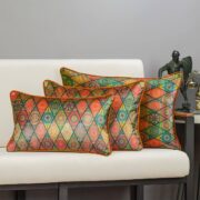 İthal Kadife Desenli Kırlent – Hisar - Görsel 3